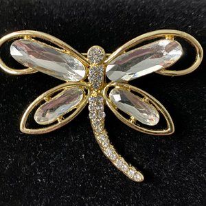 Vintage Dragonfly Pin by Monet
